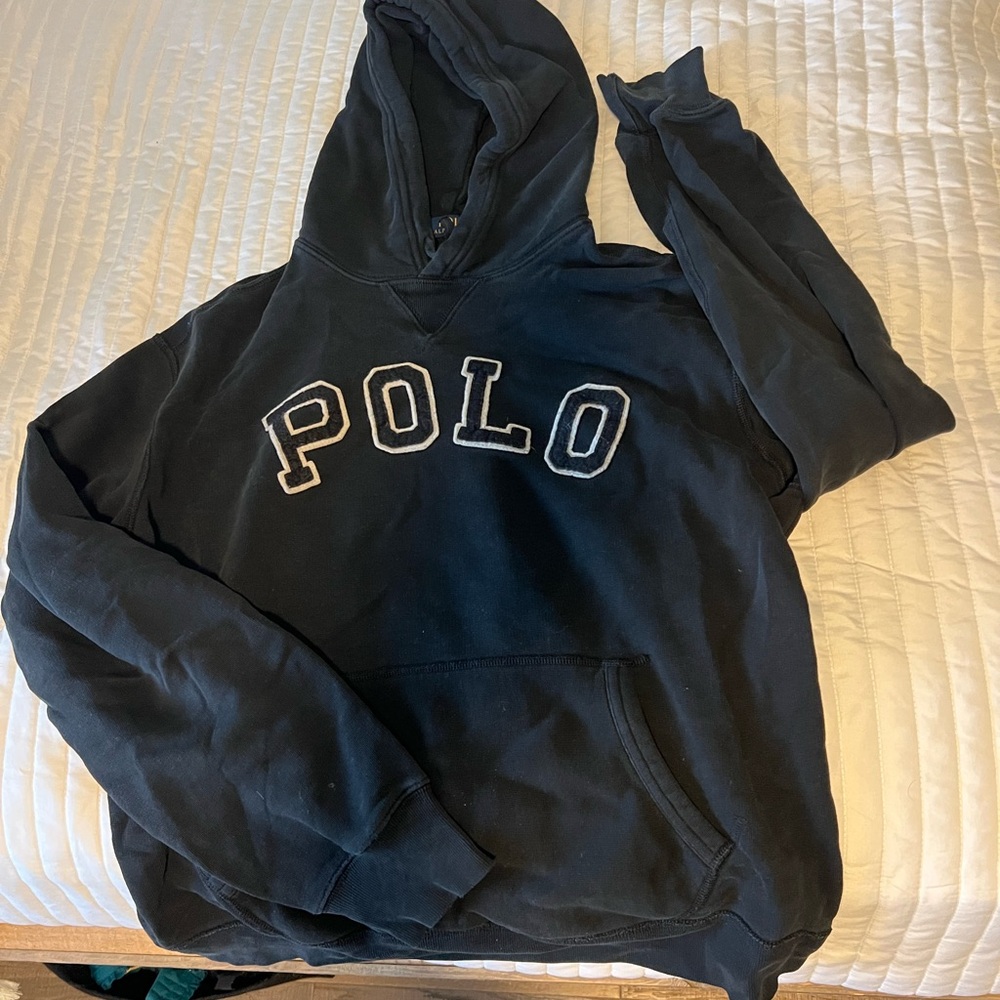 Ralph Lauren Men's Navy Hoodie Sweater